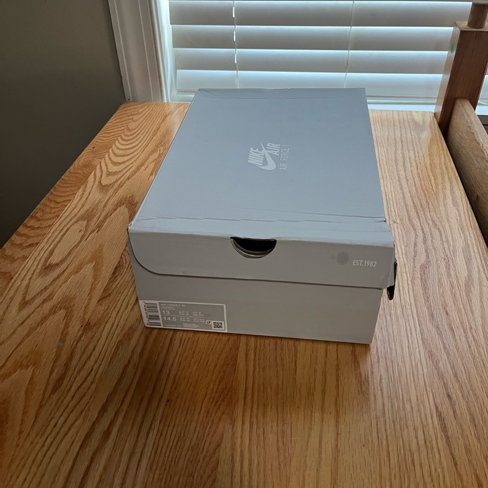 Nike Silver Shoe Box